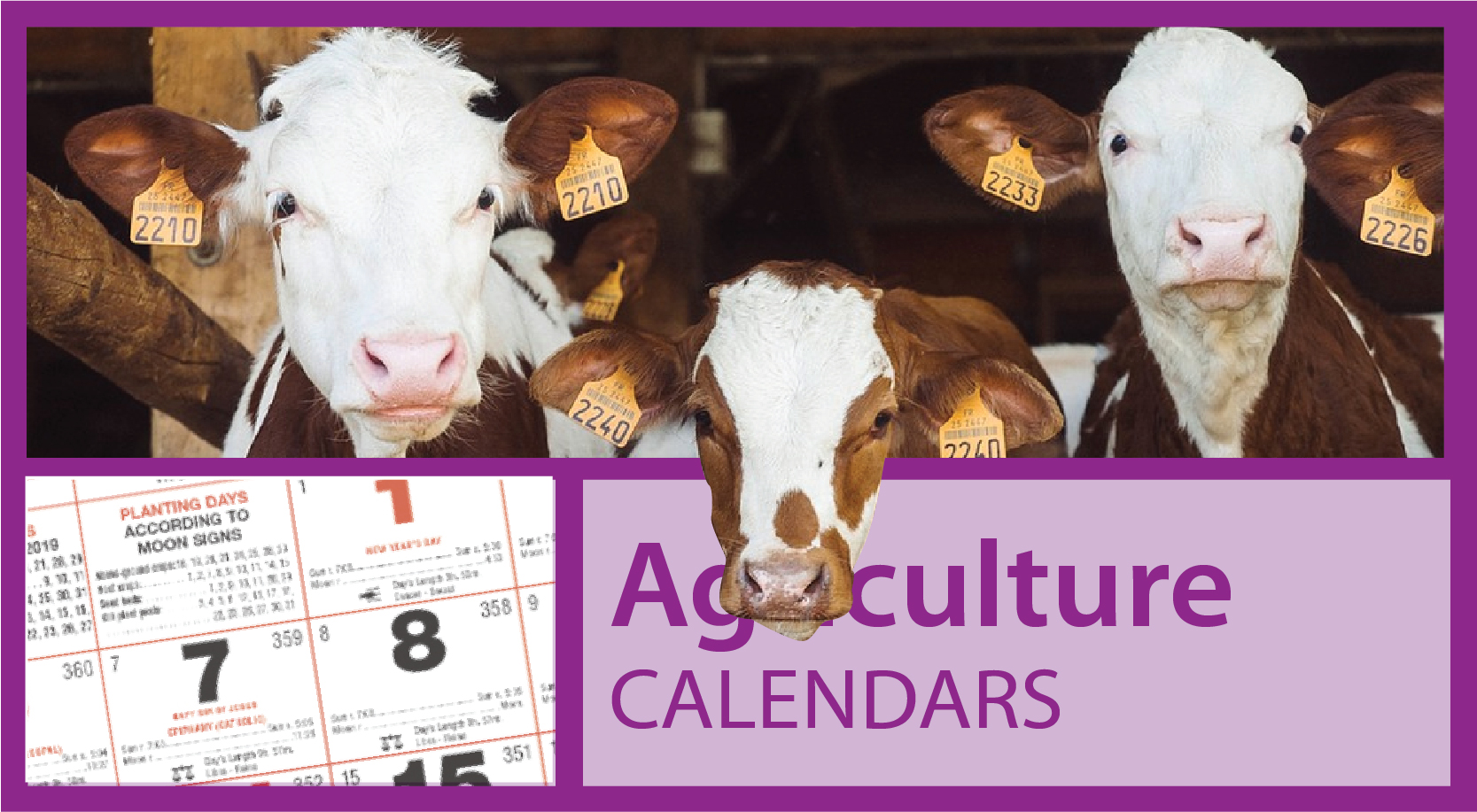 Promotional Agricultural Calendars Custom Personalised Agriculture