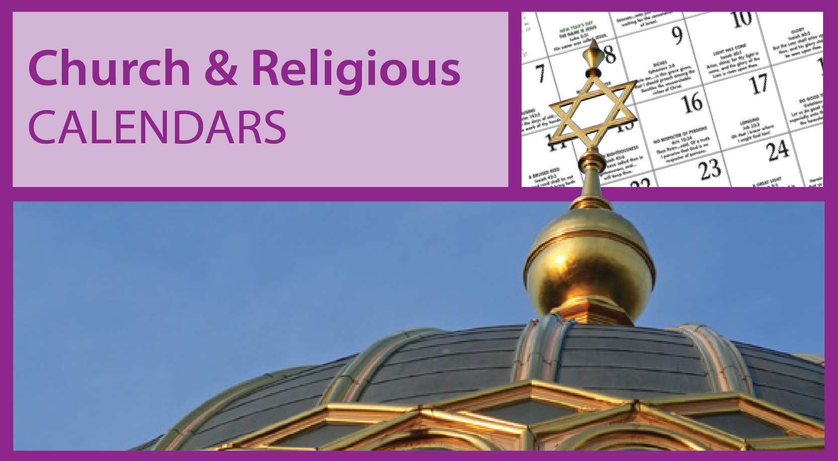 Custom Religious Calendars Promotional Religious Calendars