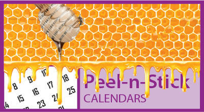 Promotional Peel & Stick (Press-n-Stick) Calendars