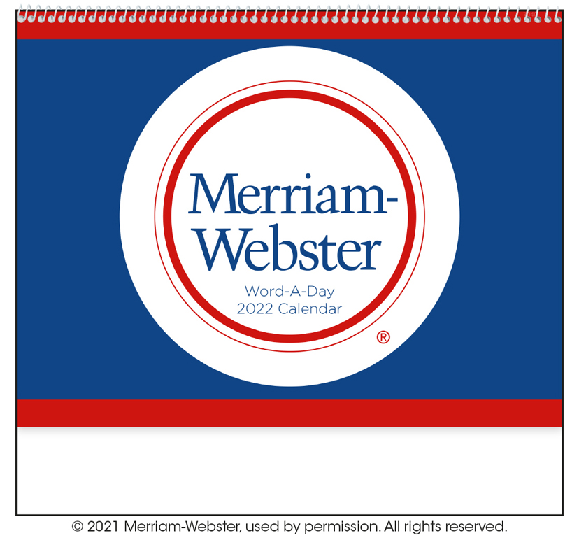 Word-A-Day By Merriam-Webster Spiral Calendar | Valuecalendars.com