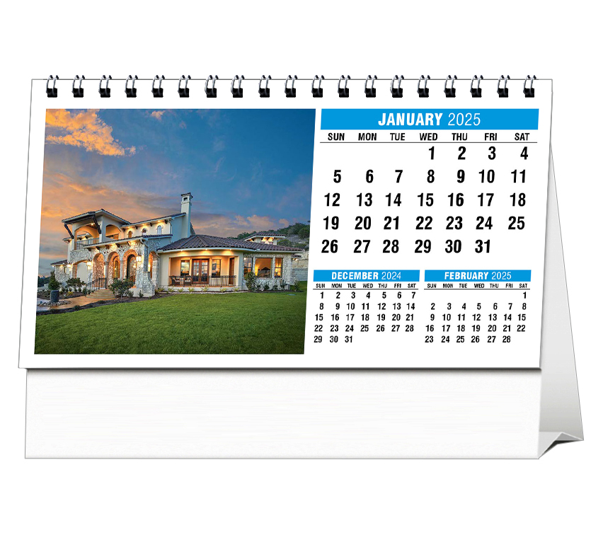 Homes Desk Tent Calendar ValueCalendars com