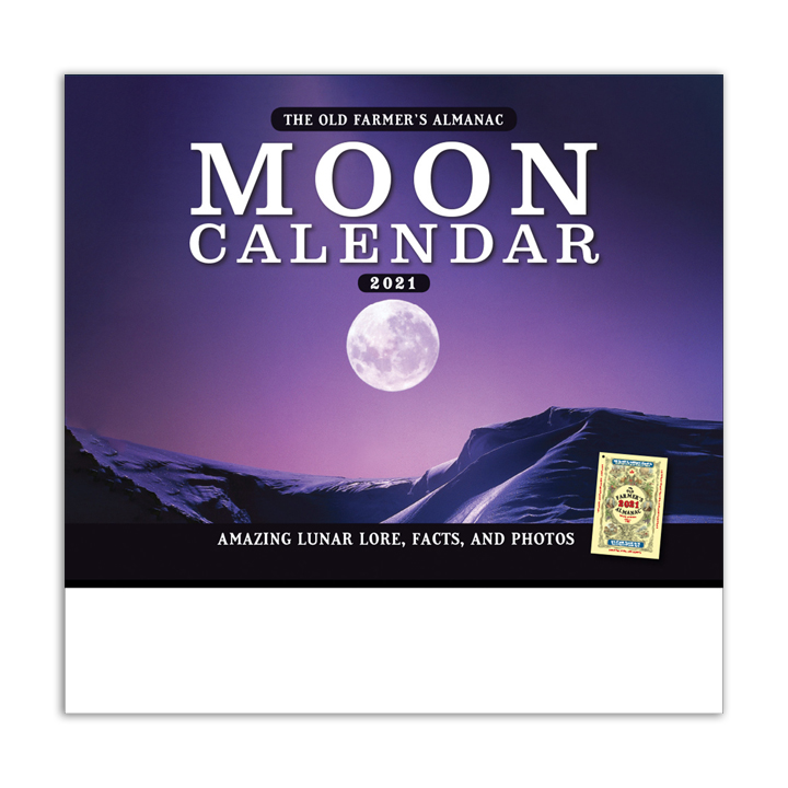 2020 Old Farmers Almanac Moon Calendar 10 1/2 quot x 18 1/4 quot Personalized
