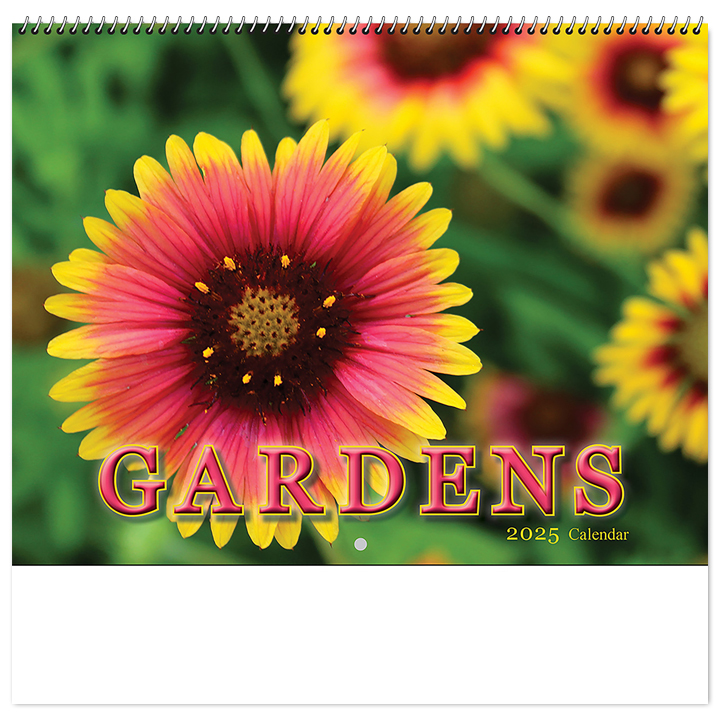 2025 Gardens II (Spiral) Calendar 101/2" x 181/4" Spiral Bound