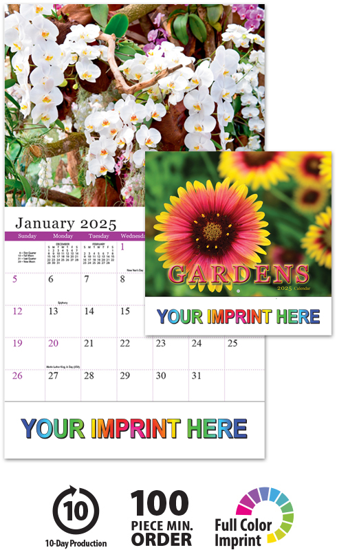 2025 Gardens II Calendar | 10-1/2