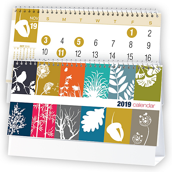 2020 Colorful Seasons 6Sheet Desk Calendar 61/4" x 4" Custom