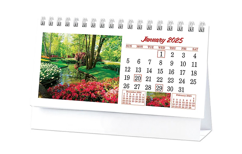 2024 Garden Splendor (Desk) Calendar 61/4" x 4" Imprinted