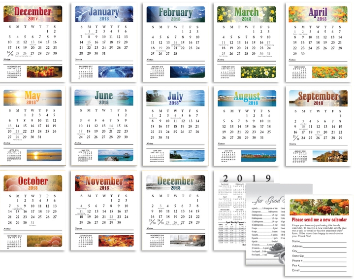 2017 Multipurpose Business Card Calendar (Bulk) Calendar | 3.5