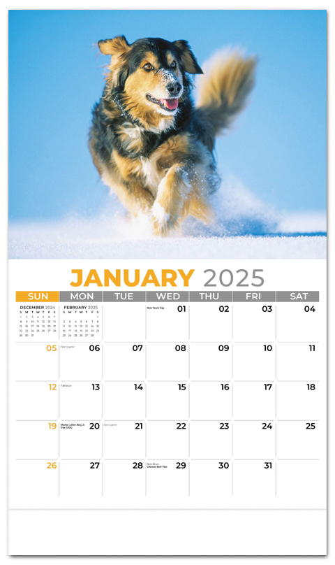 2025 Galleria Collection Pets Calendar 10 5/8 quot x 18 1/2 quot Affordable