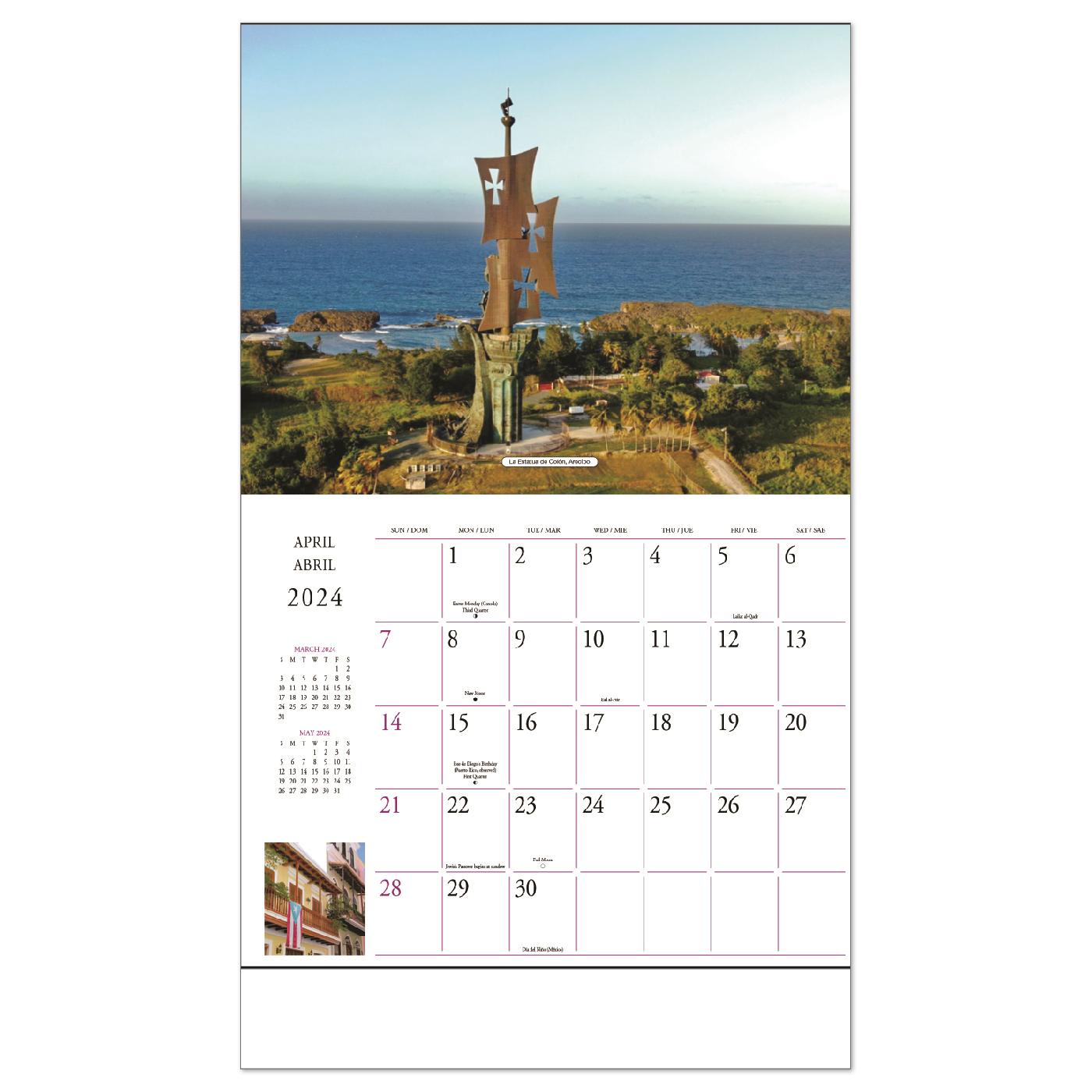 2024 Promotional La Isla Del Encanto Calendars Custom Imprinted