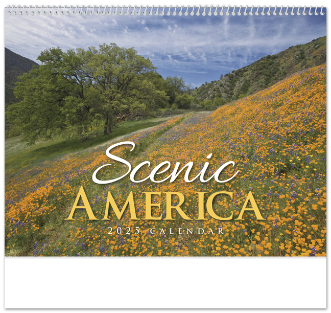 2024 Scenic America (Spiral) Wall Calendar 107/8" x 18" Imprinted