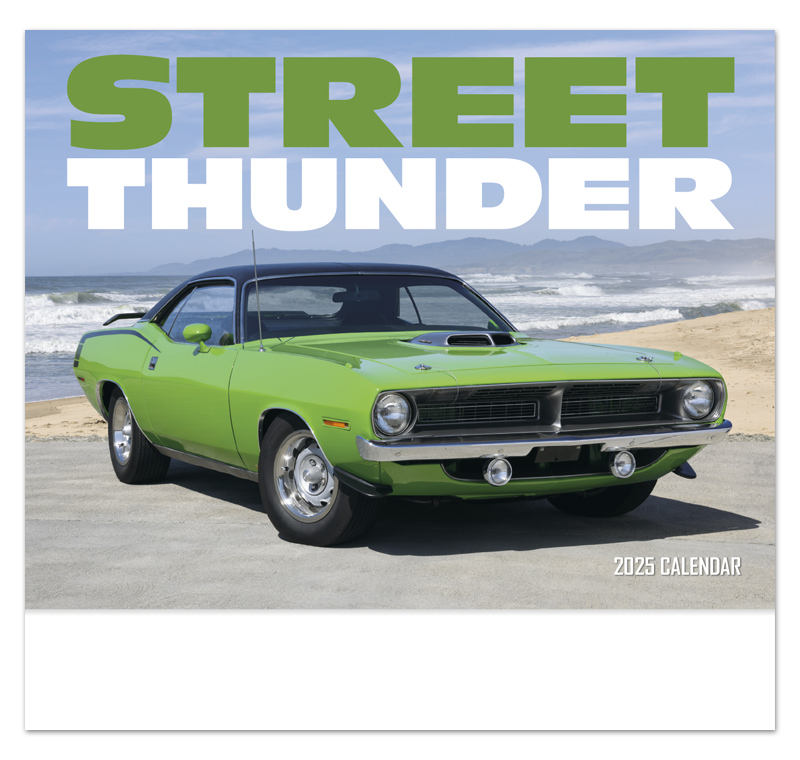 2024 Street Thunder Promotional Wall Calendar 107/8" x 18" Custom