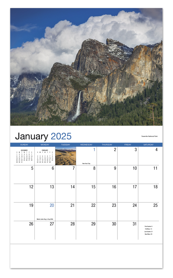 2024 California Promotional Wall Calendar 107/8" x 18" Staple Bound