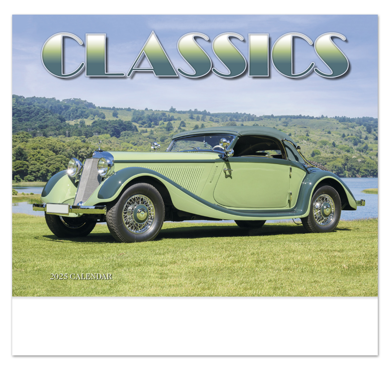 2024 Automotive Classics Promotional Wall Calendar | 10-7/8" x 18