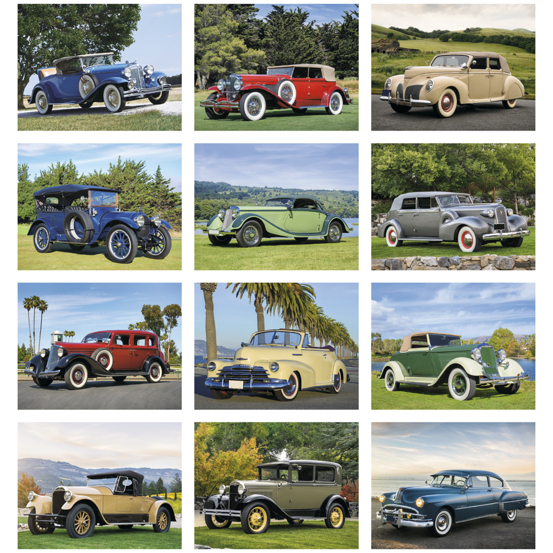 2024 Automotive Classics Promotional Wall Calendar | 10-7/8" x 18