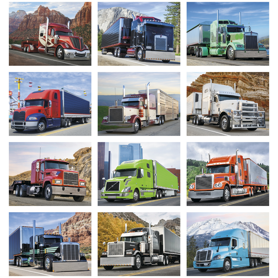 Semi Truck Calendar