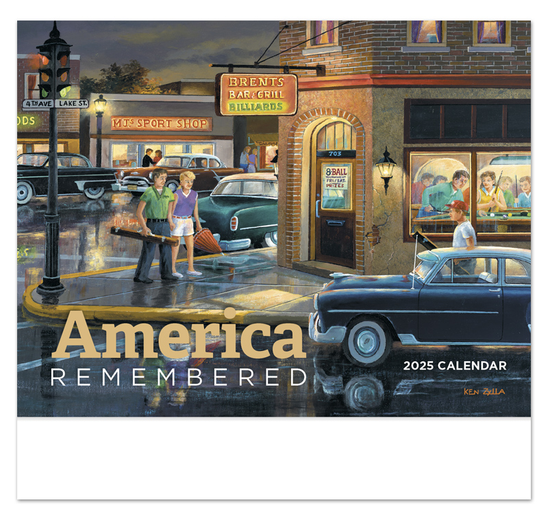 2024 America Remembered Promotional Wall Calendar 107/8" x 18