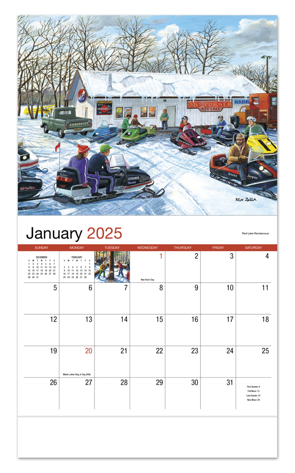 2025 America Remembered Promotional Wall Calendar 107/8" x 18