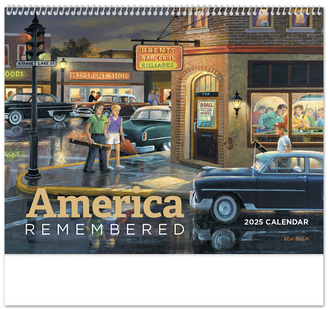 2025 America Remembered (Spiral) Wall Calendar 107/8" x 18