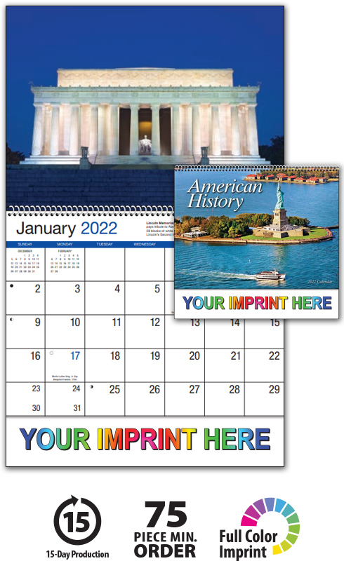 2022 Symbols of America (Spiral) Wall Calendar | 10-7/8