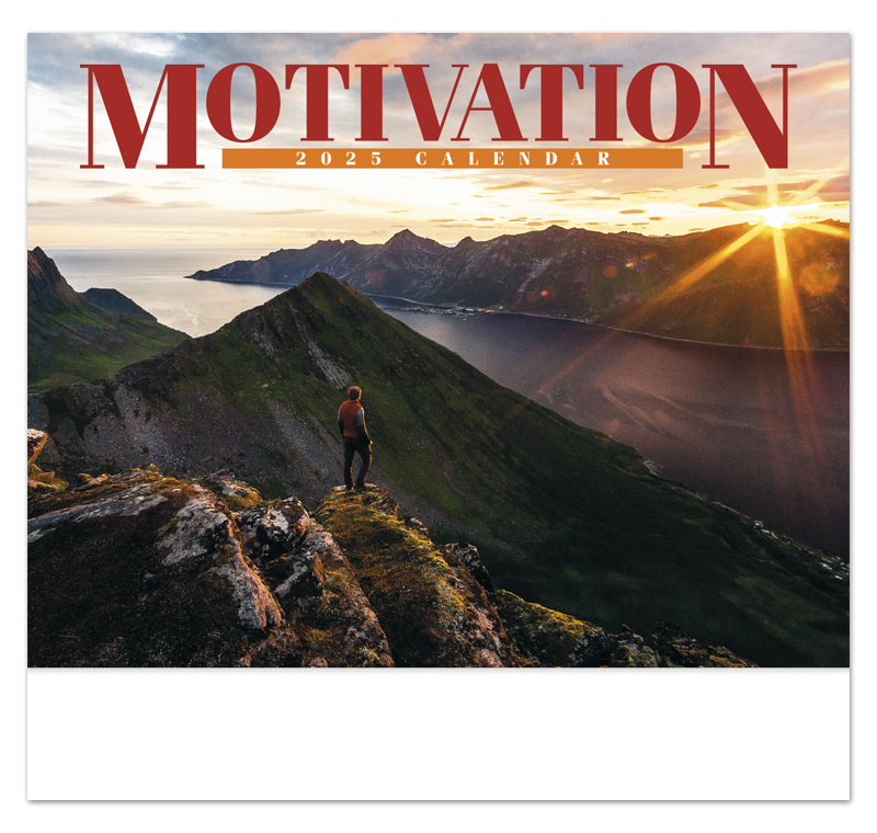 2024 Motivation Promotional Wall Calendar | 10-7/8" x 18" Custom