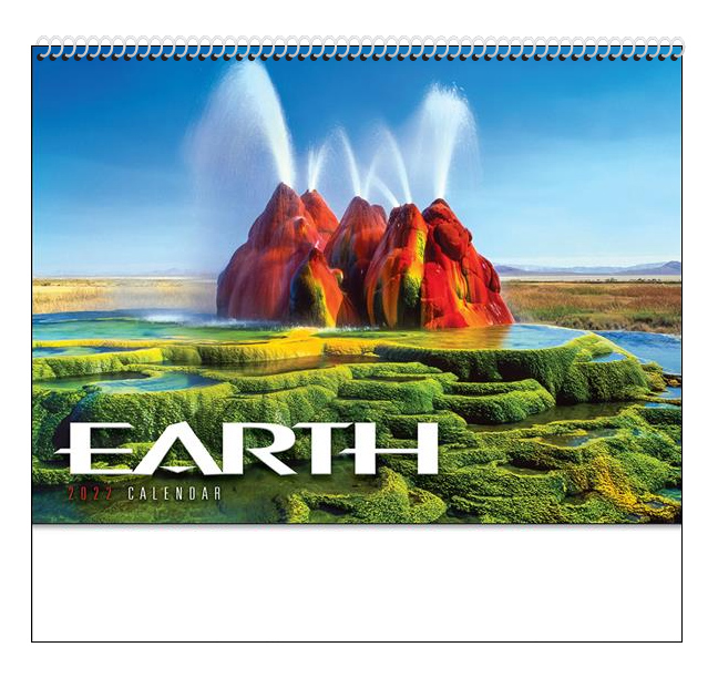 2023 Earth (Spiral) Wall Calendar 107/8" x 18" Custom Imprinted