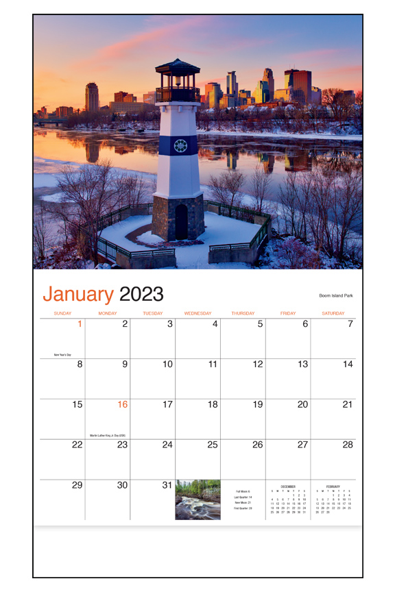 Scenic Minnesota Calendar