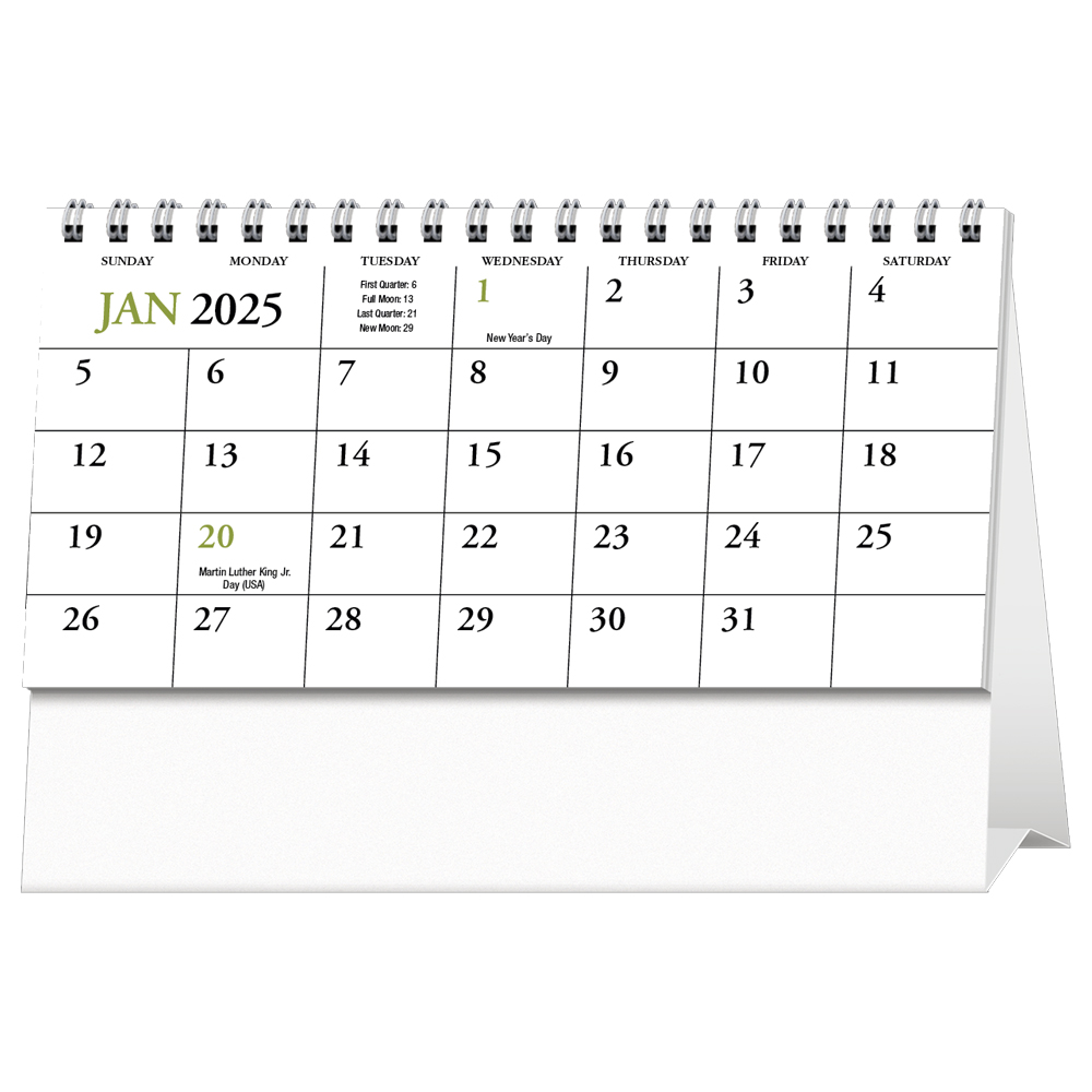 Scenic America Desk Tent Calendar | ValueCalendars.com