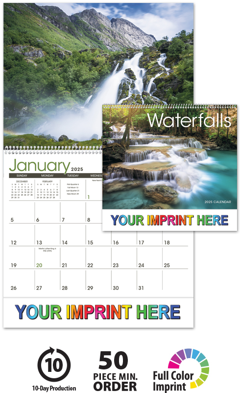 2025 Waterfalls Calendar | 11