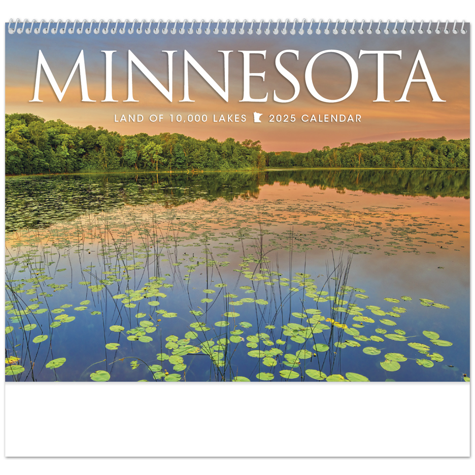 2025 Minnesota Calendar 11 X 19 Imprinted Spiral Bound Drop Ad