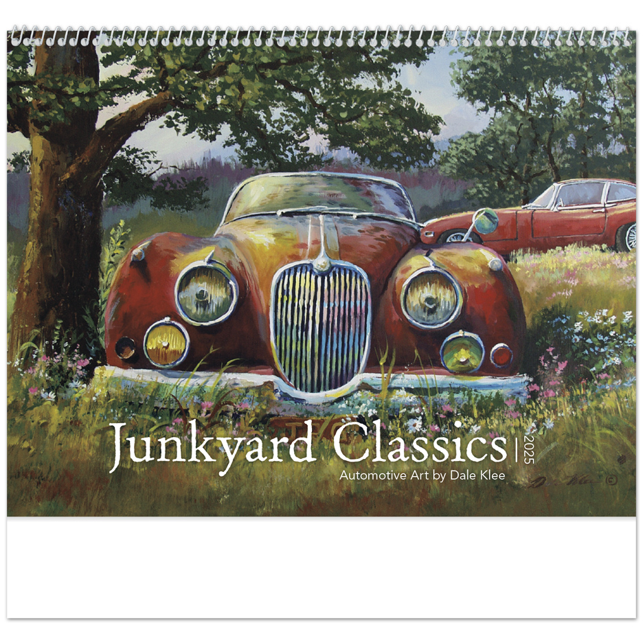 2024 Junkyard Classics by Dale Klee Calendar 11" X 19" Imprinted