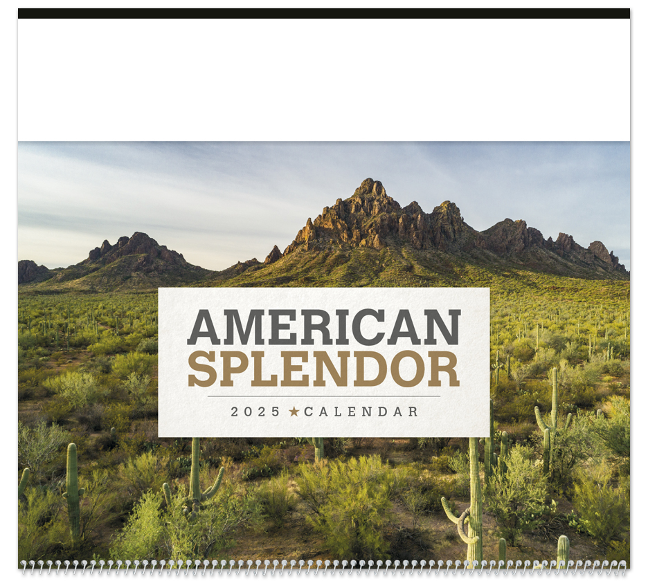 2024 American Splendor IV Calendar 14" x 23" ; 14" x 12" (Closed