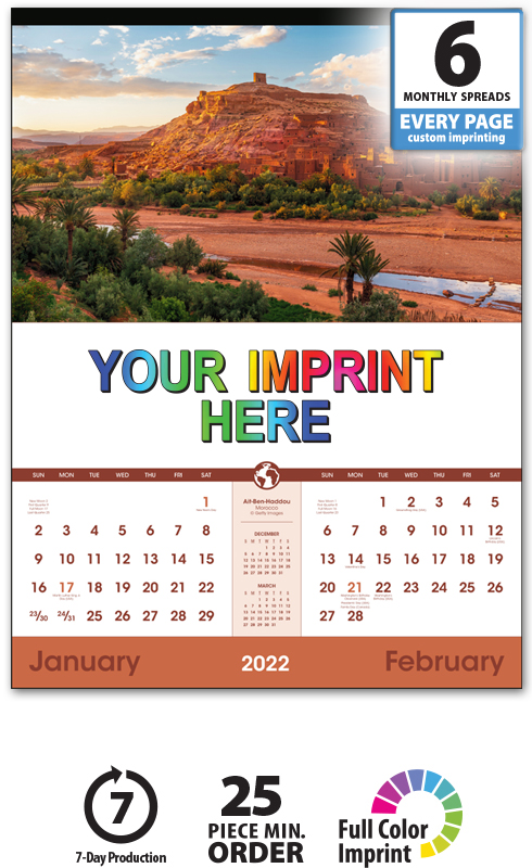 2022 World Scenic (6-Sheet) Calendar | 17