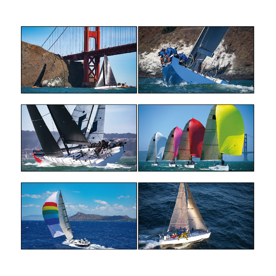 2019 Sailing Calendar 17 x 23 Imprinted 6 Sheet Large Hanger Calendars