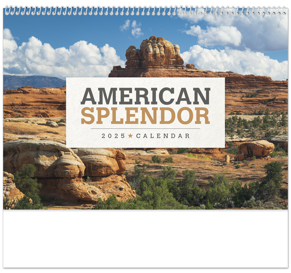 2024 American Splendor (Pocket) Calendar 8" x 13" Imprinted Spiral