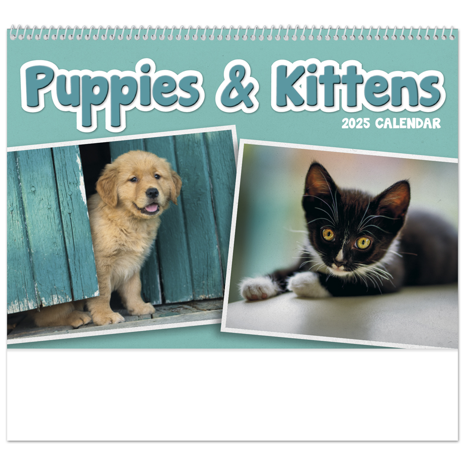 Puppy & Kittens Pocket Calendar