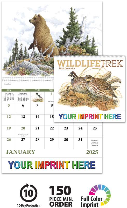 2025 Wildlife Trek (Spiral) Calendar | 11