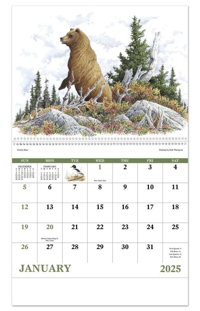 2025 Wildlife Trek (Spiral) Calendar | 11