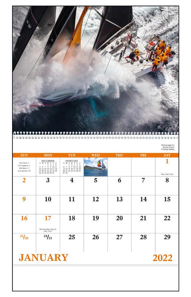 Sailing Spiral Calendar