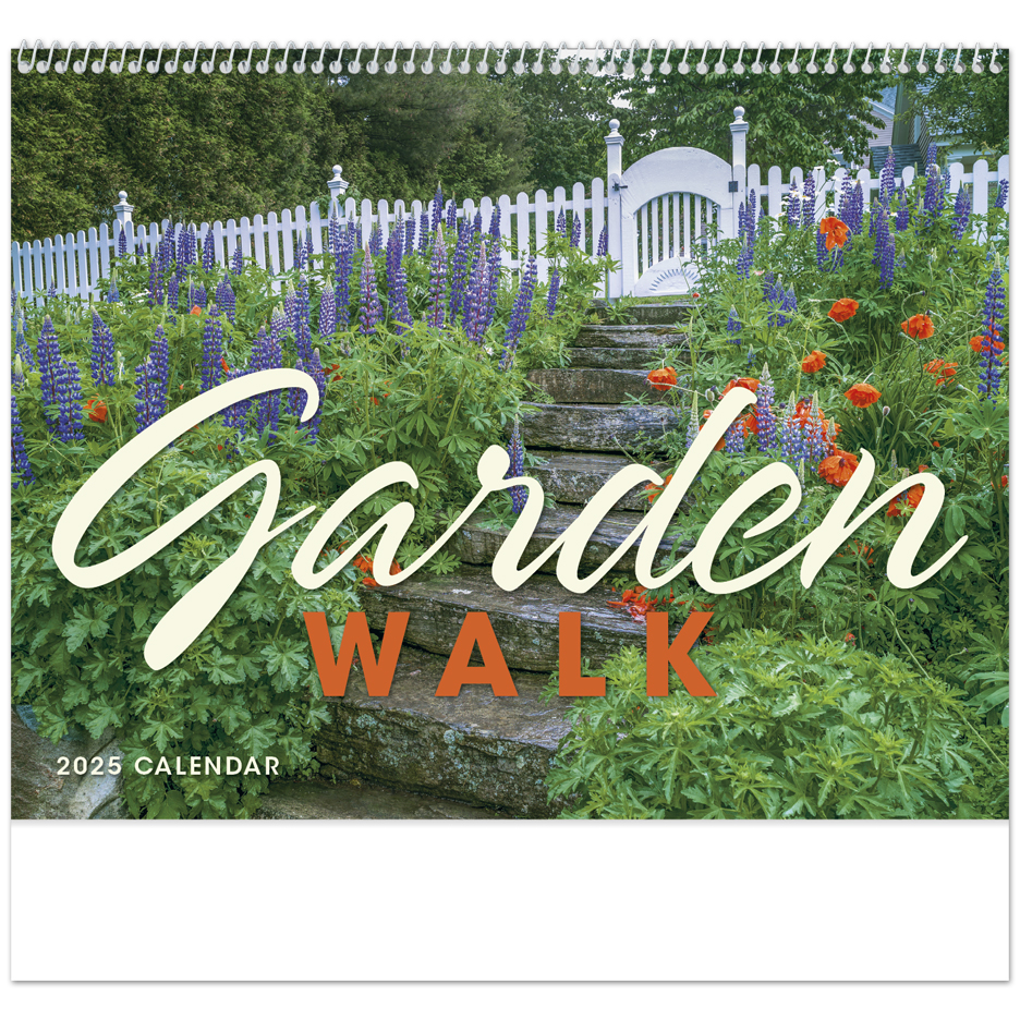 2024 Garden Walk (Spiral) Calendar 11" X 19" Imprinted Spiral Bound