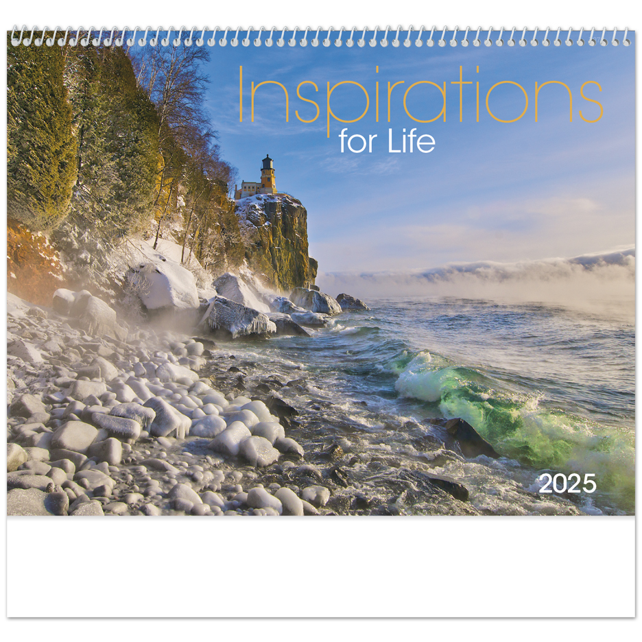 2025 Inspirations For Life (Spiral) Calendar 11" X 19" Imprinted