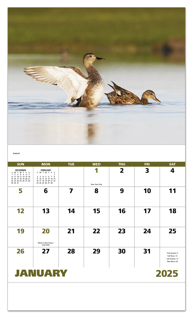 Waterfowl Calendar