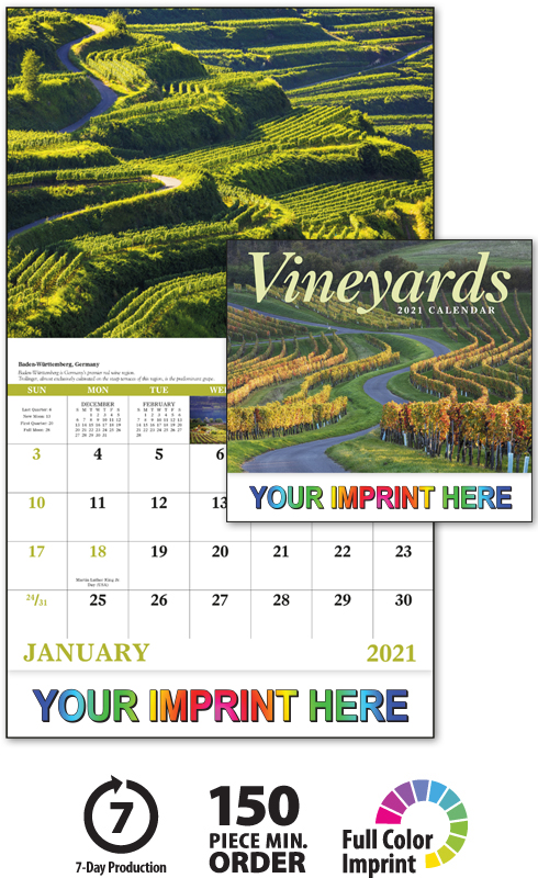 Vineyard Calendar | ValueCalendars.com