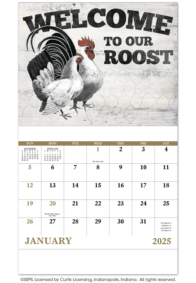 Country Days Calendar