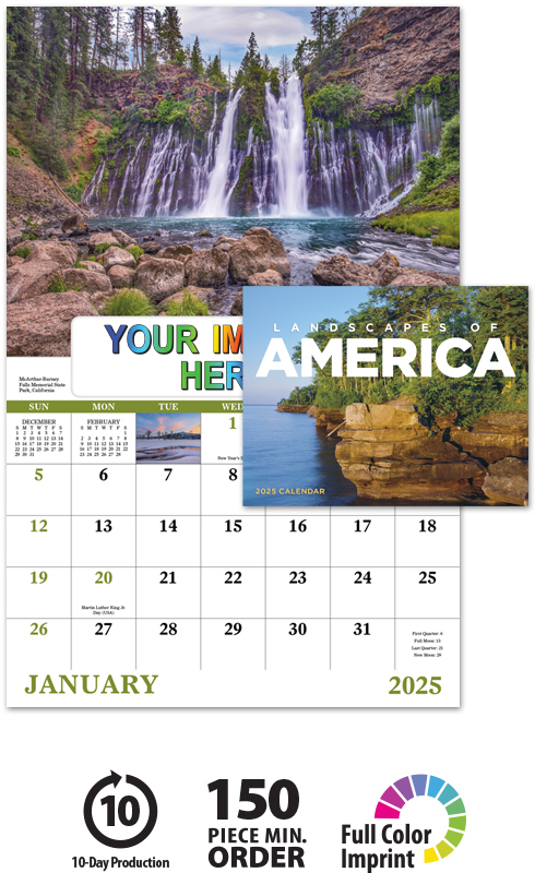 2025 Landscapes Of America (Window) Calendar | 11