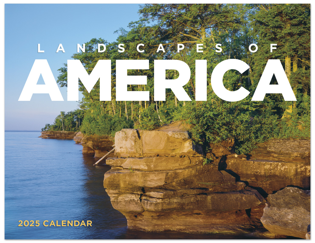 2024 Landscapes Of America (Window) Calendar 11" x 17 Imprinted