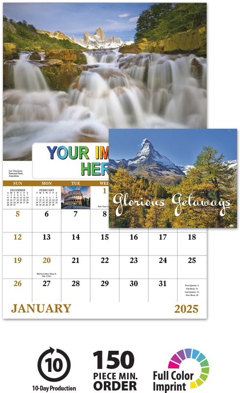 2025 Glorious Getaways (Window) Calendar | 11