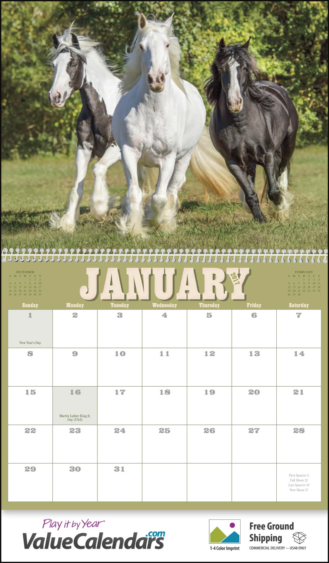 2017 Horses Calendar | 11