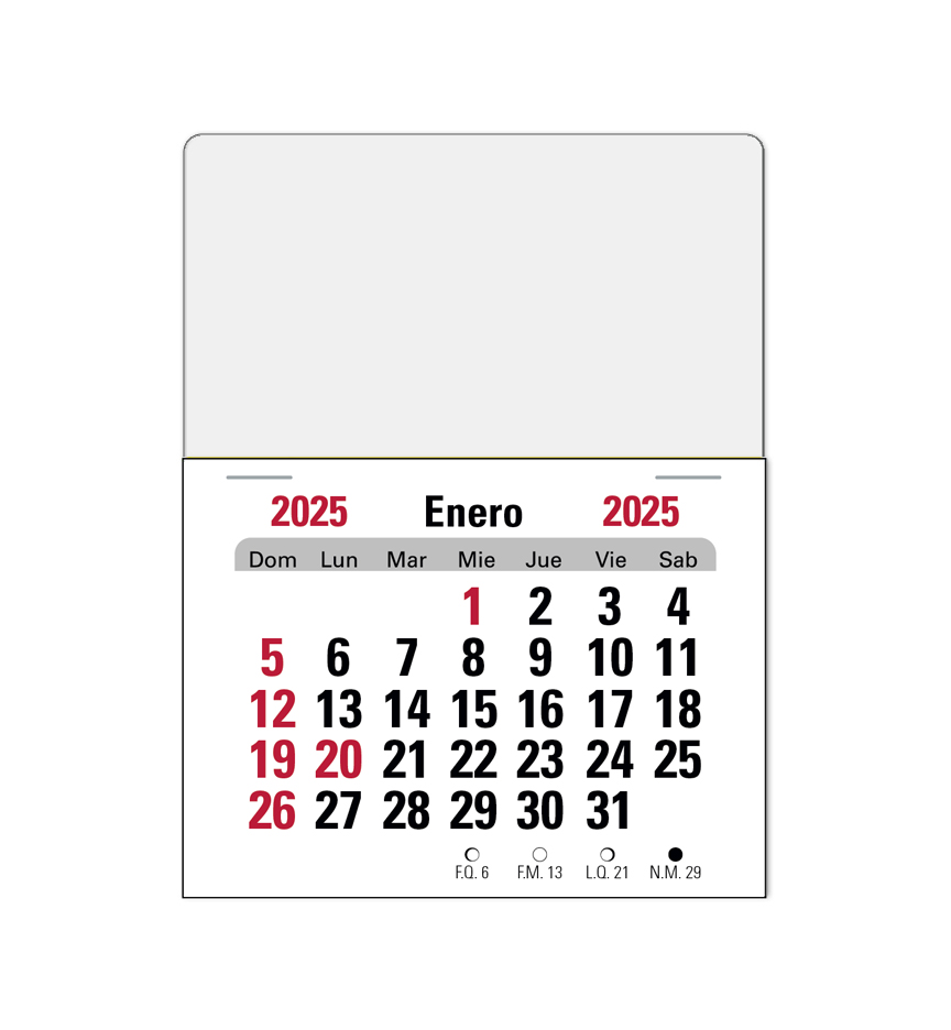 2025 Spanish Press-n-Stick Calendar | Approx. 3