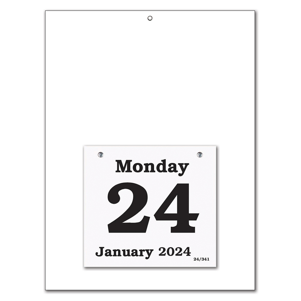 Daily Date Calendars (10.5 x 14), w/Easel Back | ValueCalendars.com