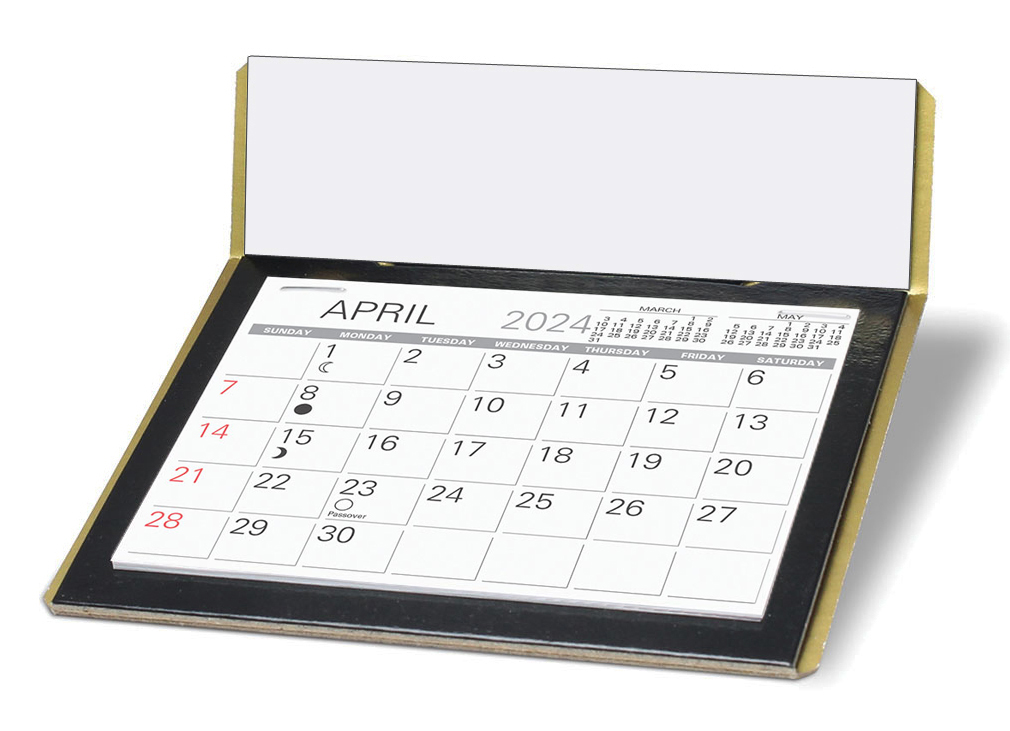 The Imperial Desk Calendar (Black/Gold)